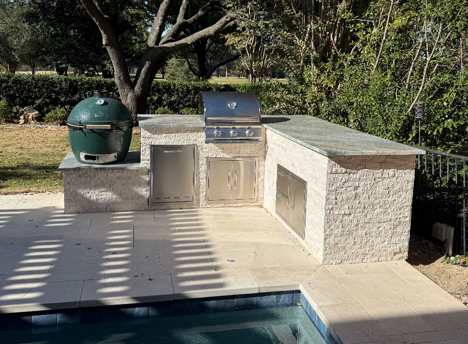 The Lee Family’s 15 ft+ Linear Outdoor Kitchen in Denver, CO