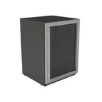 TrueFlame 24-Inch 5.1 Cu. Ft. Outdoor Rated Fridge with Glass Door