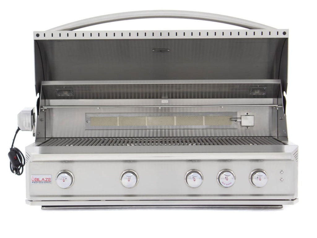 Blaze Professional LUX 44-Inch 4-Burner Built-In Gas Grill with Rear Infrared Burner