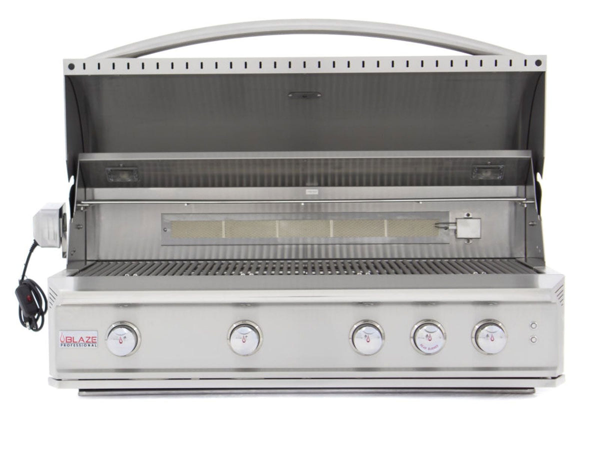 Blaze Professional LUX 44-Inch 4-Burner Built-In Gas Grill with Rear Infrared Burner