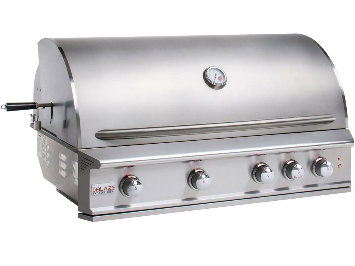 Blaze Professional LUX 44-Inch 4-Burner Built-In Gas Grill with Rear Infrared Burner