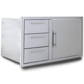 Blaze 39-Inch Access Door & Triple Drawer Combo
