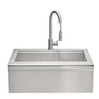 Coyote 30-Inch Farmhouse Apron Front Stainless Steel Outdoor Sink