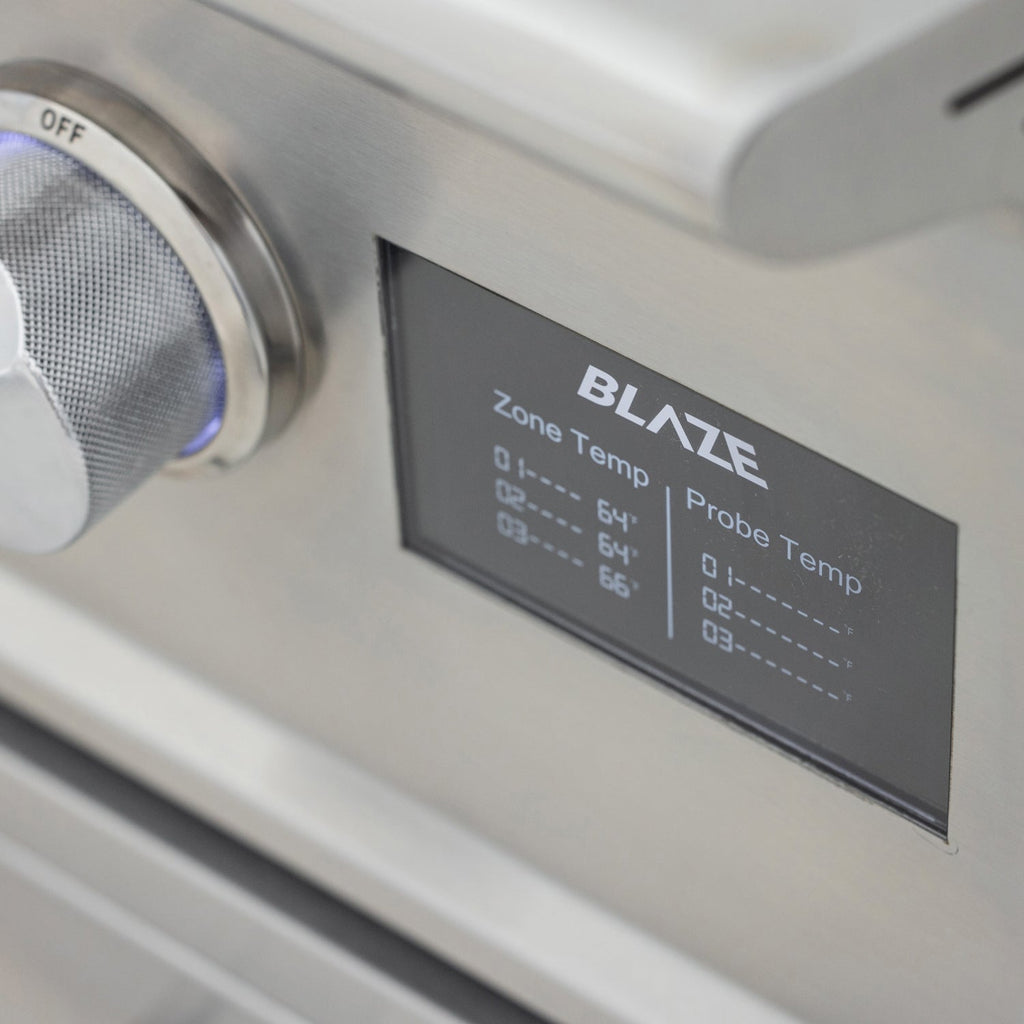 Blaze LTE PRO 40-Inch Gas Griddle w/Digital Temperature Screen & Lift-Assist Lid