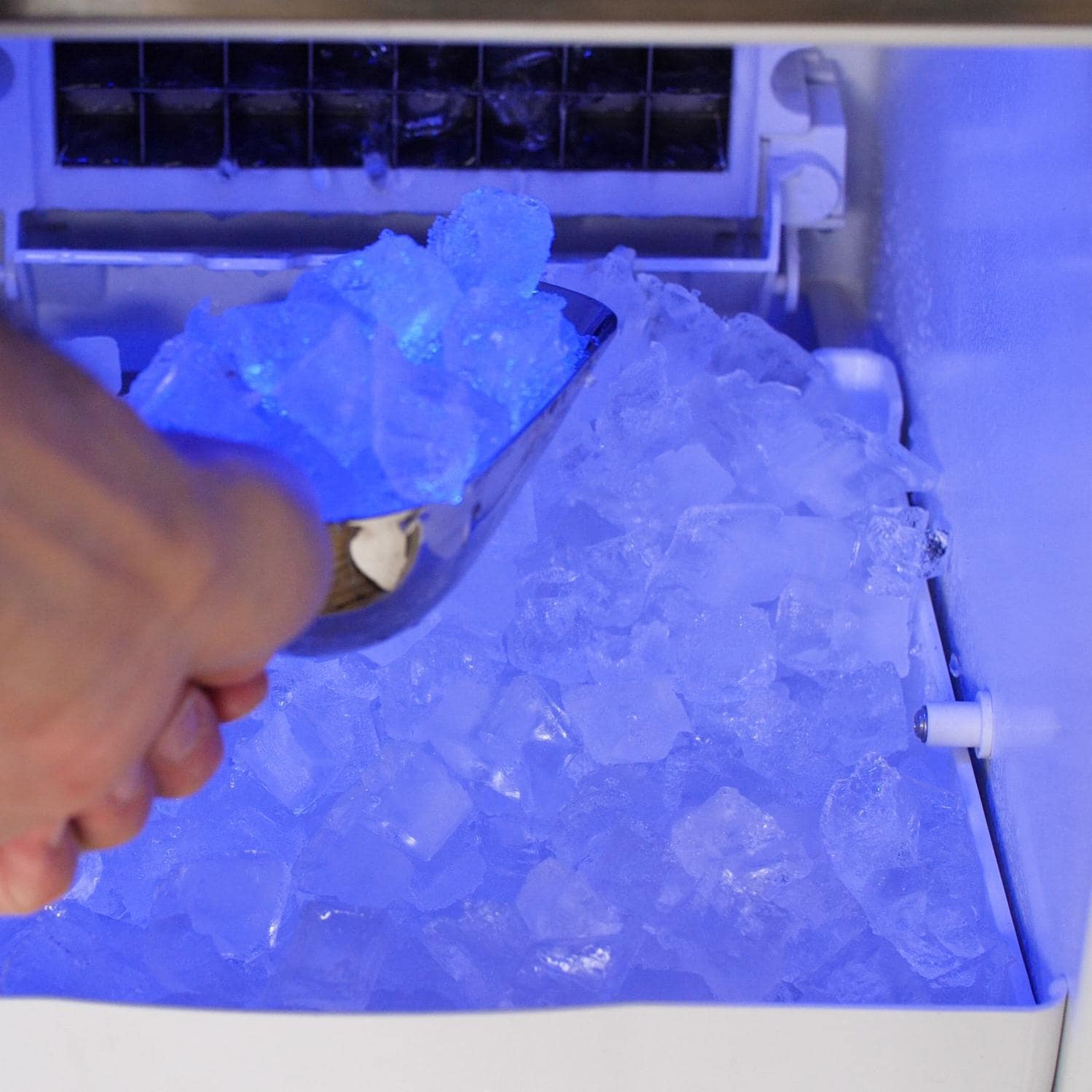 Blaze 50 Lb. 15-Inch Outdoor Rated Ice Maker With Gravity Drain