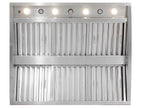 Blaze 48-Inch Stainless Steel Vent Hood - 2000 CFM