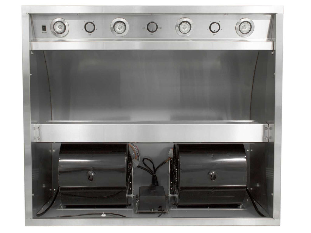 Blaze 48-Inch Stainless Steel Vent Hood - 2000 CFM