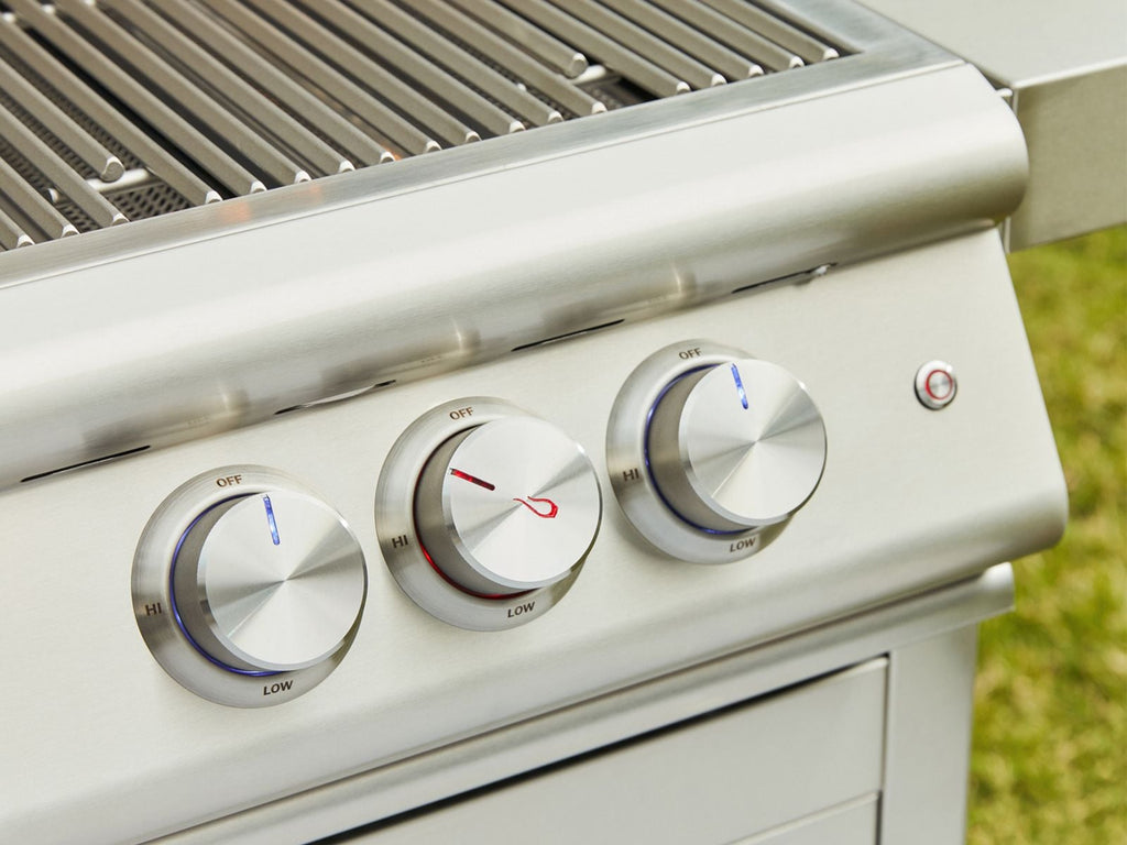 Blaze LTE+ 32-Inch 4-Burner Built-In Gas Grill with Lift-Assist Hood & Rear Infrared Burner