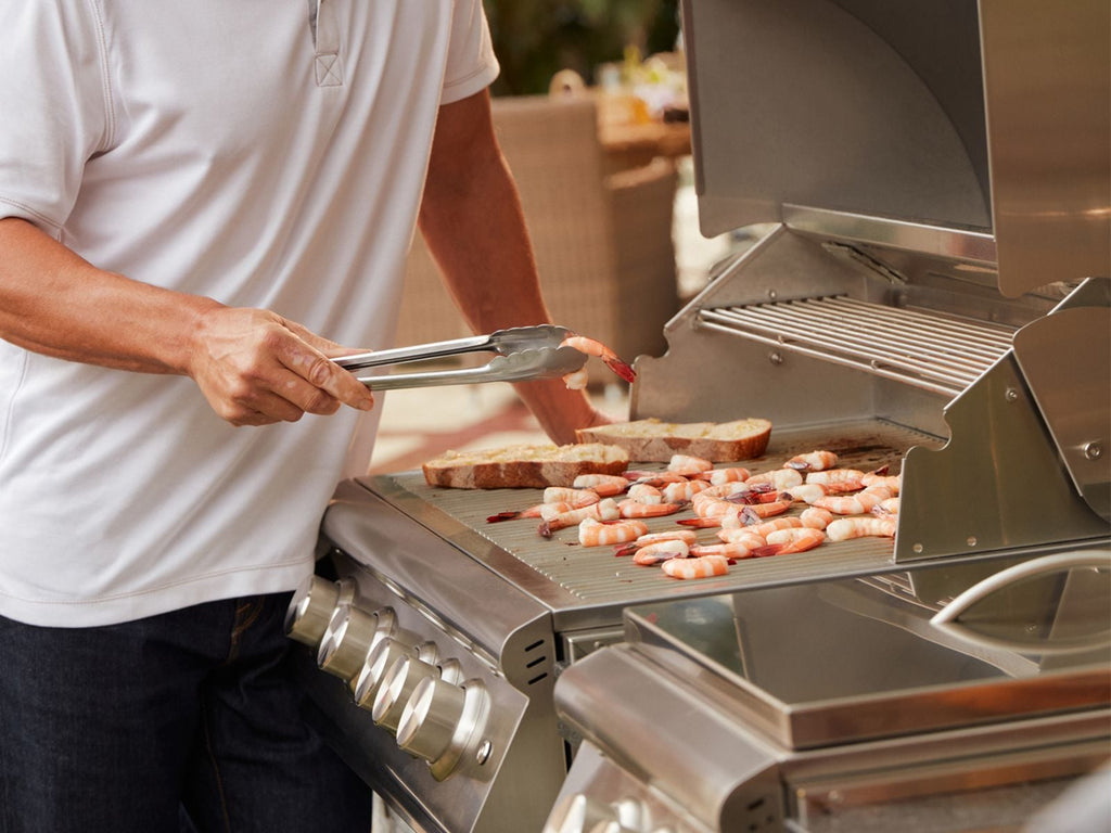 Blaze LTE+ 32-Inch 4-Burner Built-In Gas Grill with Lift-Assist Hood & Rear Infrared Burner