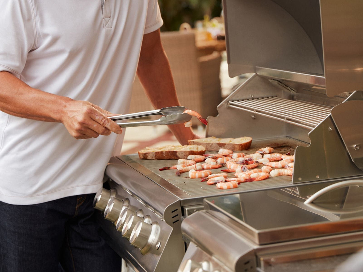 Blaze LTE+ 32-Inch 4-Burner Built-In Gas Grill with Lift-Assist Hood & Rear Infrared Burner