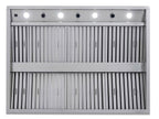 Blaze 36-Inch Stainless Steel Outdoor Vent Hood - 1000 CFM