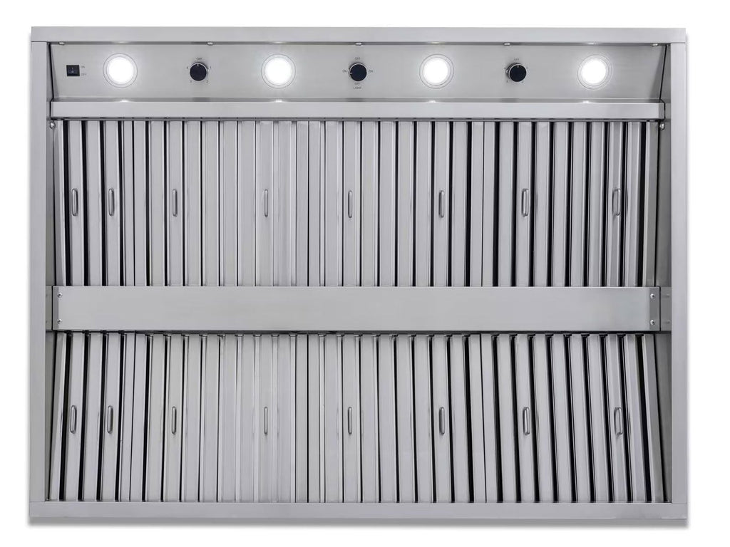 Blaze 48-Inch Stainless Steel Vent Hood - 2000 CFM
