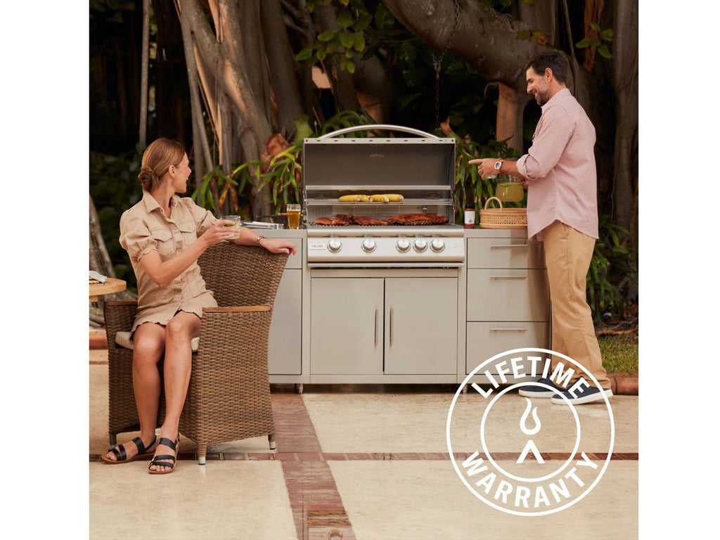 Blaze LTE+ 32-Inch 4-Burner Built-In Gas Grill with Lift-Assist Hood & Rear Infrared Burner