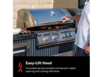 Blaze LTE+ 32-Inch 4-Burner Built-In Gas Grill with Lift-Assist Hood & Rear Infrared Burner