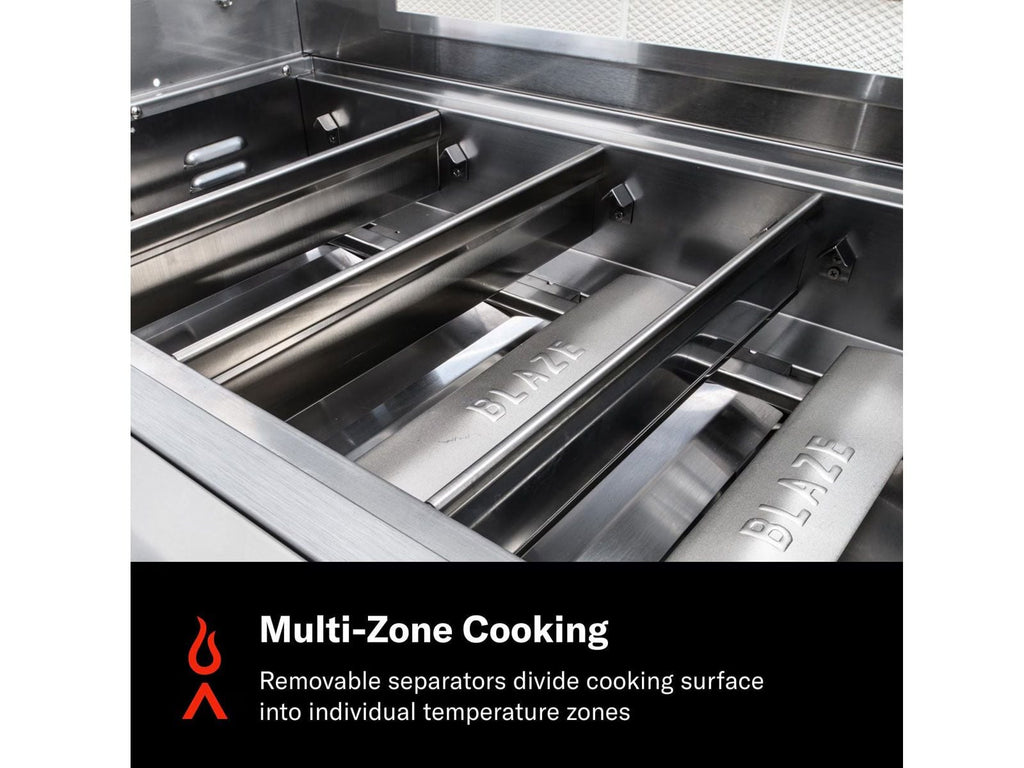 Blaze LTE+ 32-Inch 4-Burner Built-In Gas Grill with Lift-Assist Hood & Rear Infrared Burner