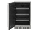 coyote 21-inch 4.1 cu. ft. left hinge outdoor rated compact refrigerator