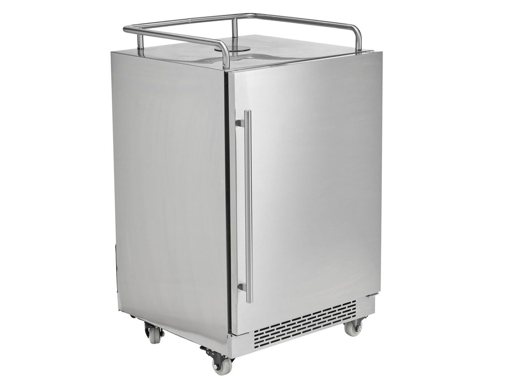 coyote 24-inch outdoor rated single tap kegerator