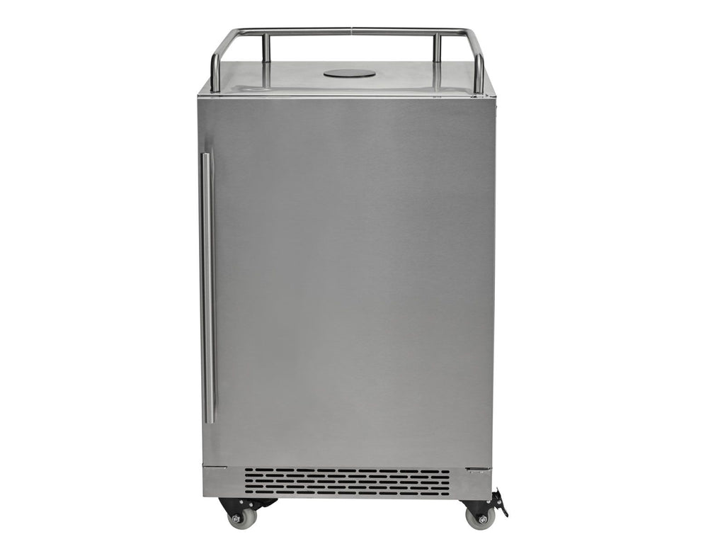 coyote 24-inch outdoor rated single tap kegerator