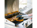 coyote 18-inch built-in / portable 1300 watt electric grill on patio post