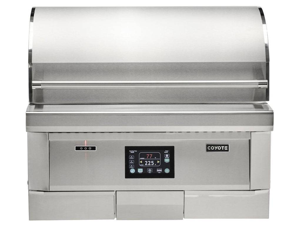 coyote 36-inch next-gen built-in pellet grill