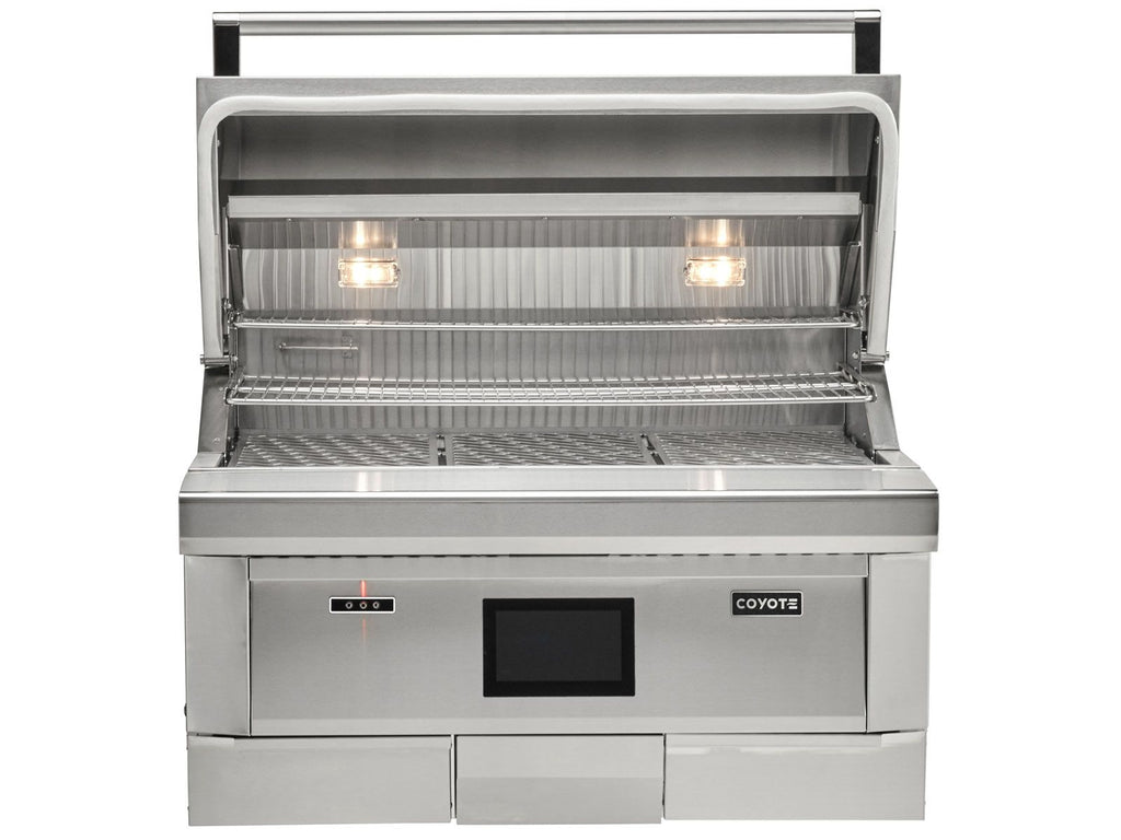 coyote 36-inch next-gen built-in pellet grill
