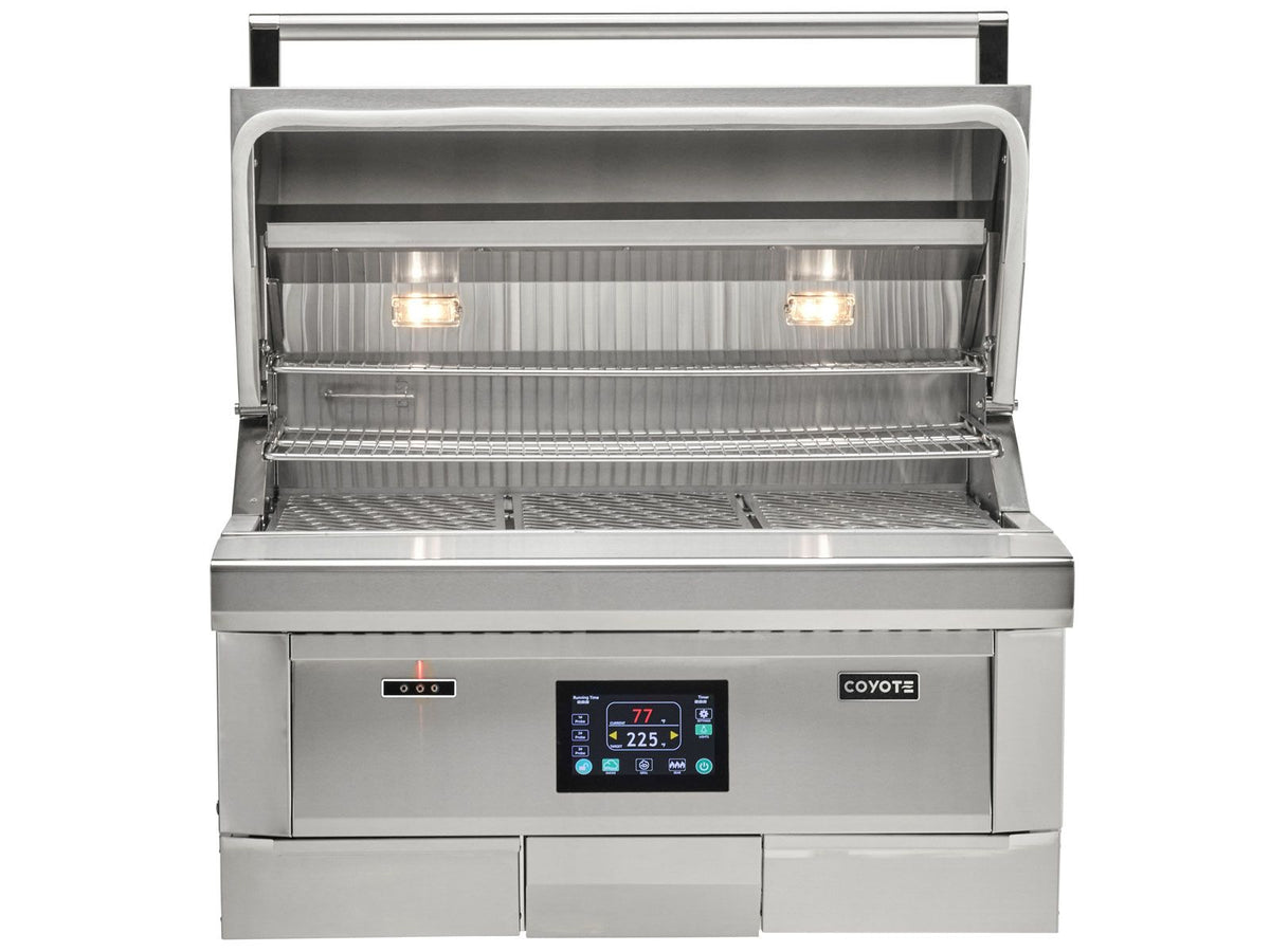 coyote 36-inch next-gen built-in pellet grill