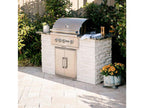 coyote s-series 30-inch 3-burner built-in gas grill with rapidsear infrared burner & rotisserie