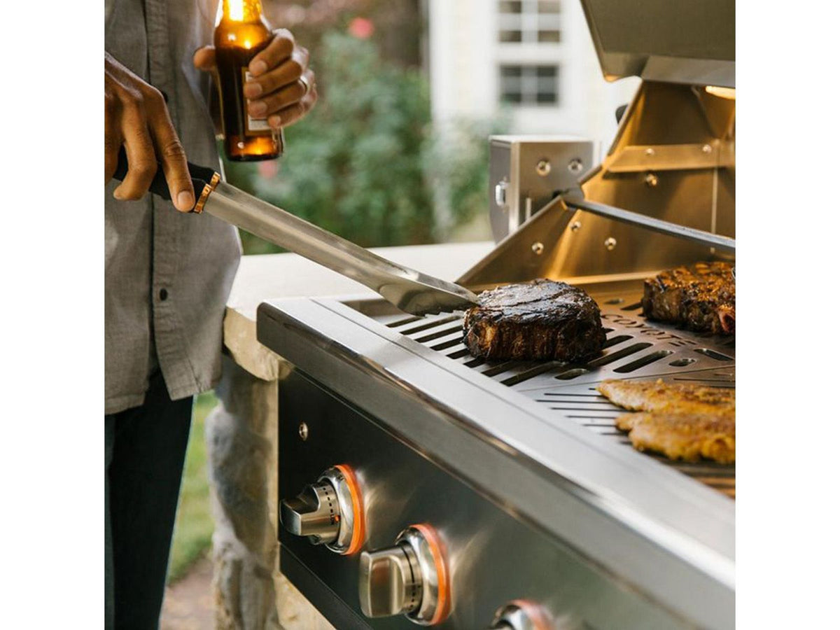 coyote s-series 30-inch 3-burner built-in gas grill with rapidsear infrared burner & rotisserie