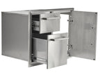 coyote 31-inch access door & double drawer combo