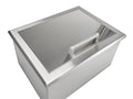 coyote 25-inch stainless steel drop in ice bin cooler