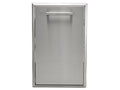 coyote 18-inch front to back trash & recycling combo