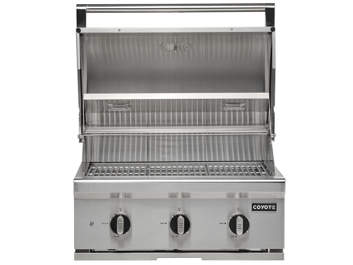 Coyote C-Series 30-inch 3-burner built-in gas grill