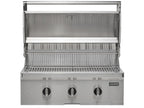 coyote c-series 34-inch 3-burner built-in gas grill