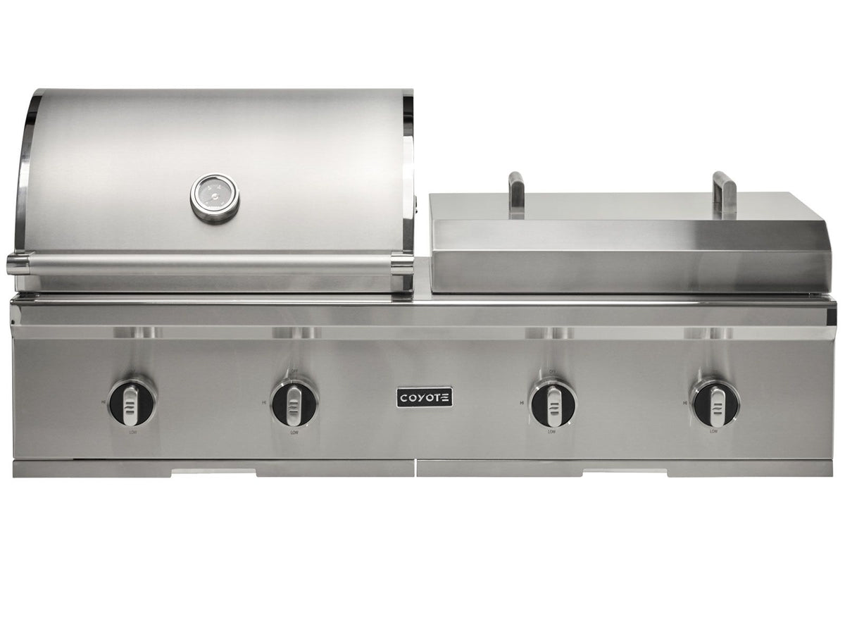 Coyote 50-inch Built-in Gas Grill & Griddle Combo