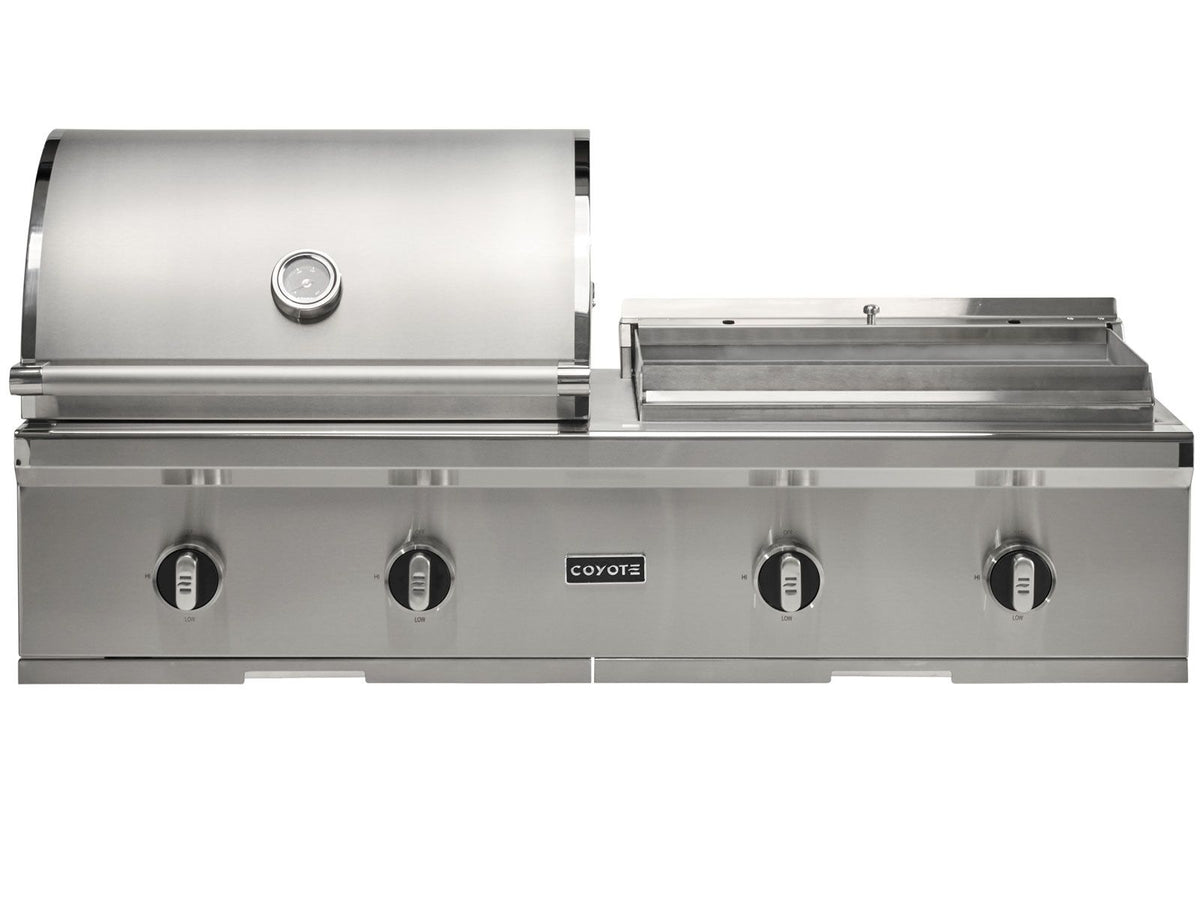 Coyote 50-inch Built-in Gas Grill & Griddle Combo