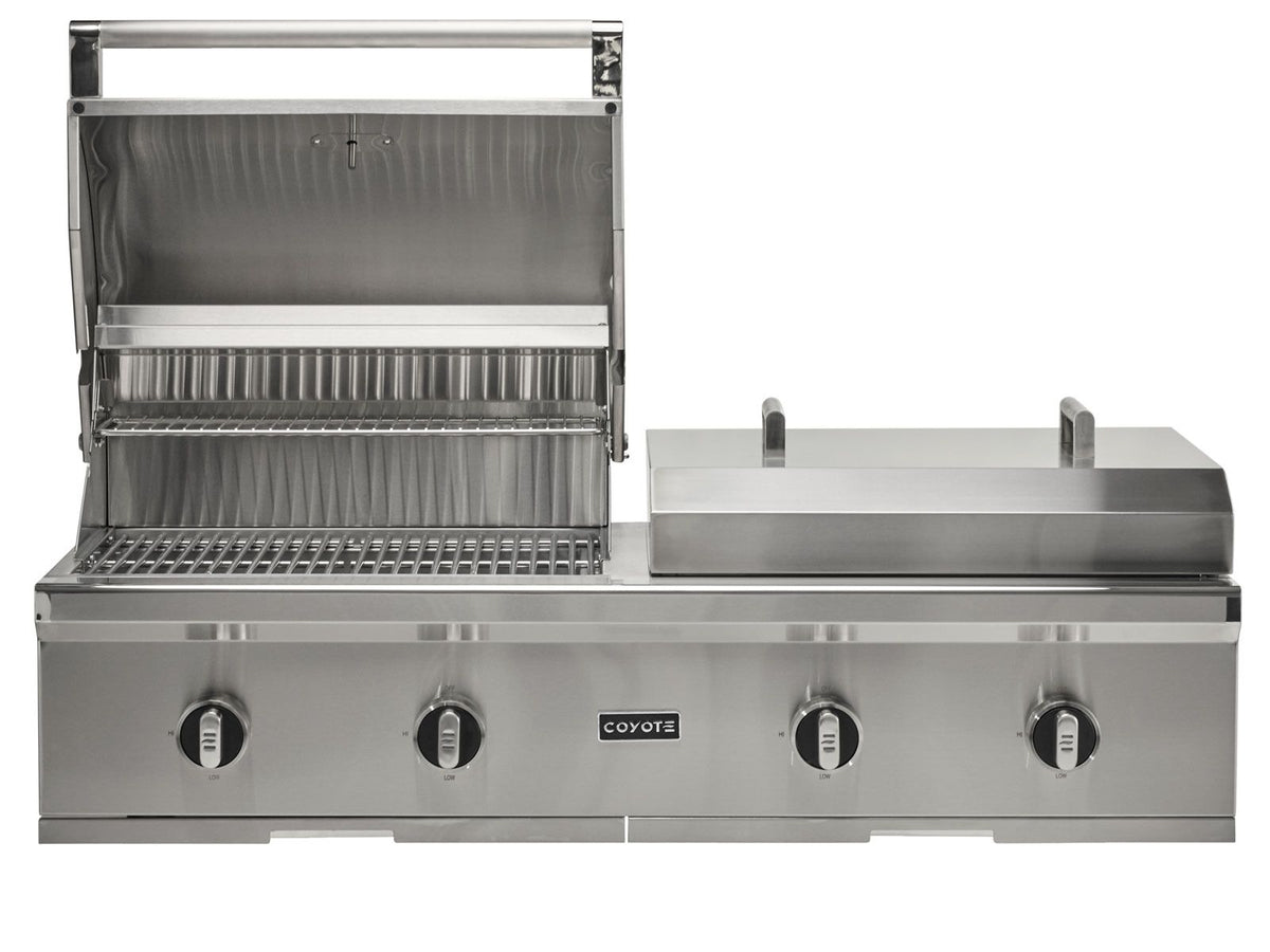 Coyote 50-inch Built-in Gas Grill & Griddle Combo