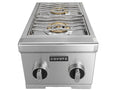 coyote 12-inch built-in gas double side burner