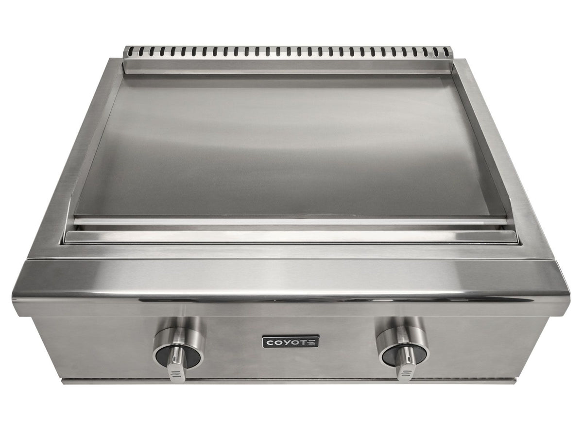 coyote 30-inch built-in flat top gas grill