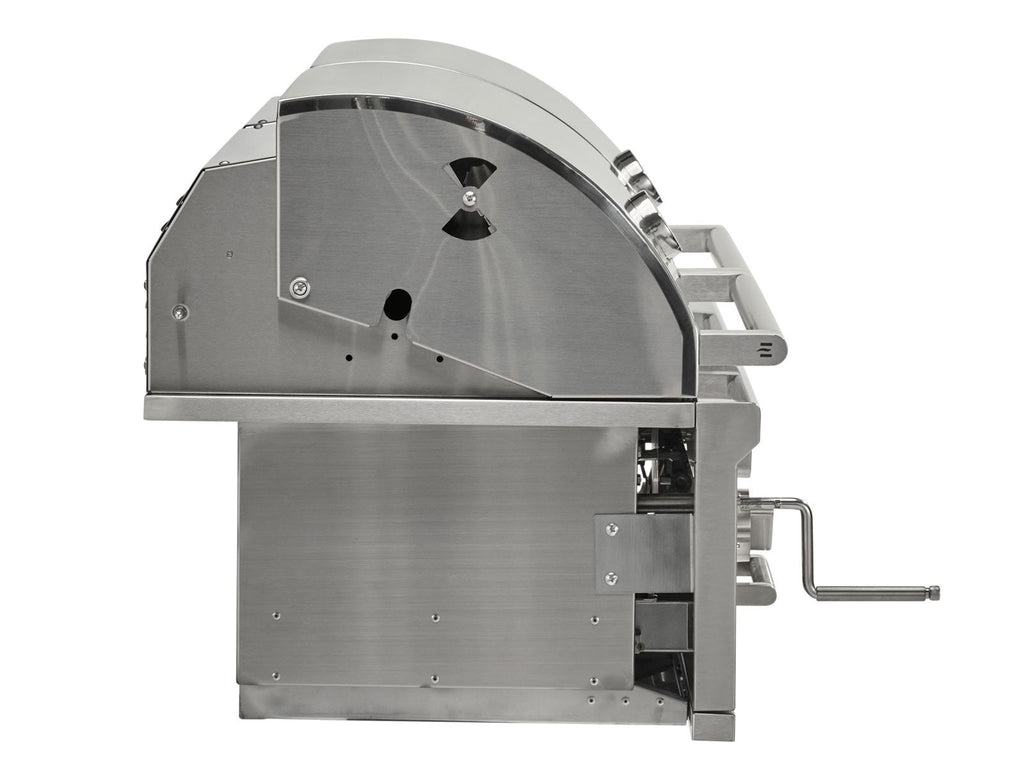 coyote 50-inch built-in gas & charcoal dual fuel hybrid grill