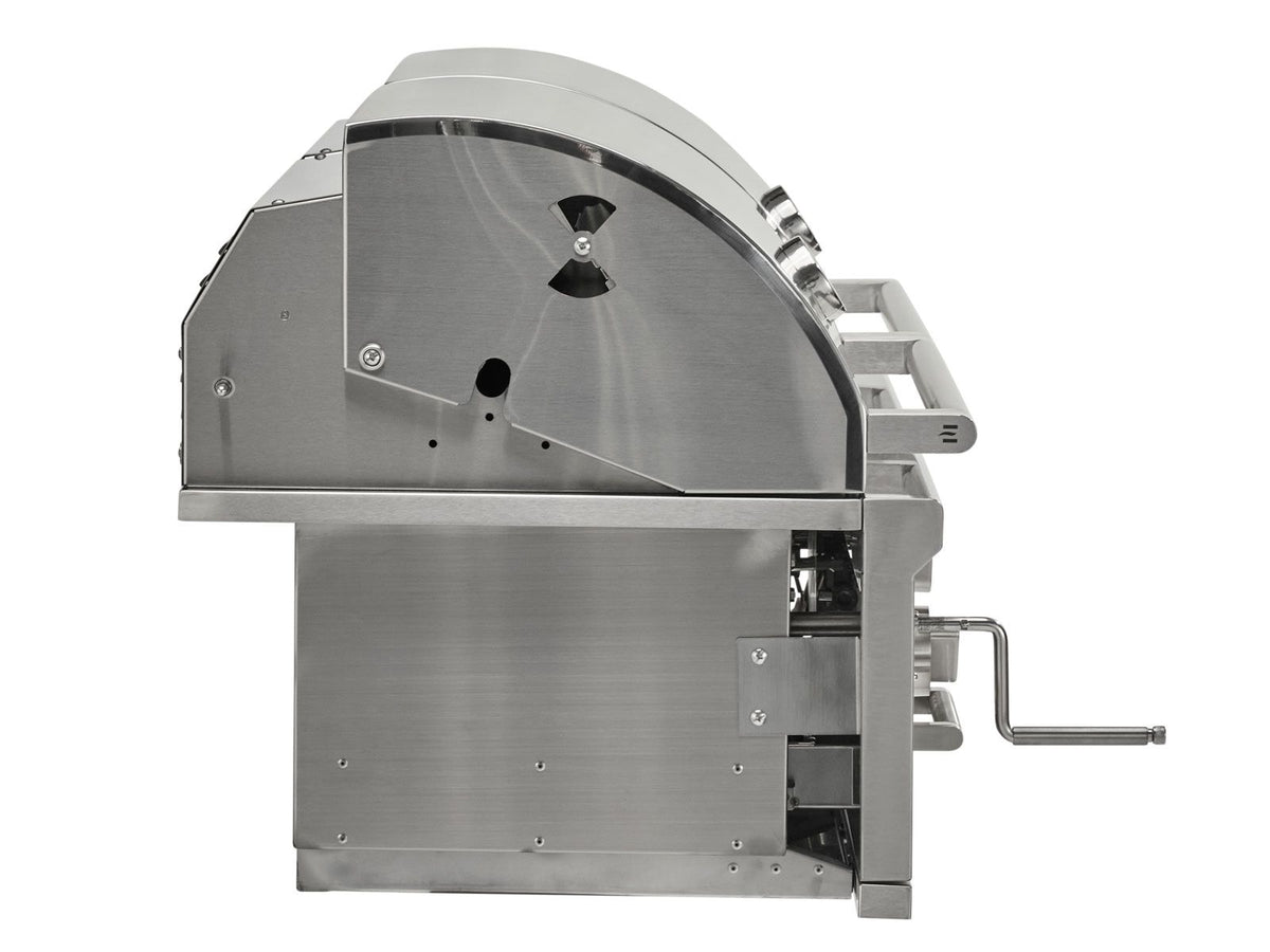 coyote 50-inch built-in gas & charcoal dual fuel hybrid grill