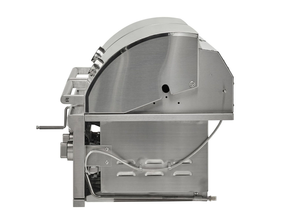 coyote 50-inch built-in gas & charcoal dual fuel hybrid grill