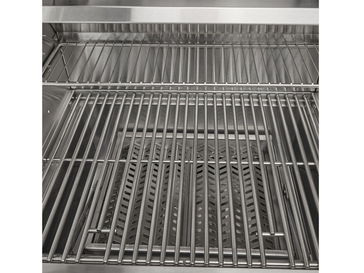 coyote 50-inch built-in gas & charcoal dual fuel hybrid grill