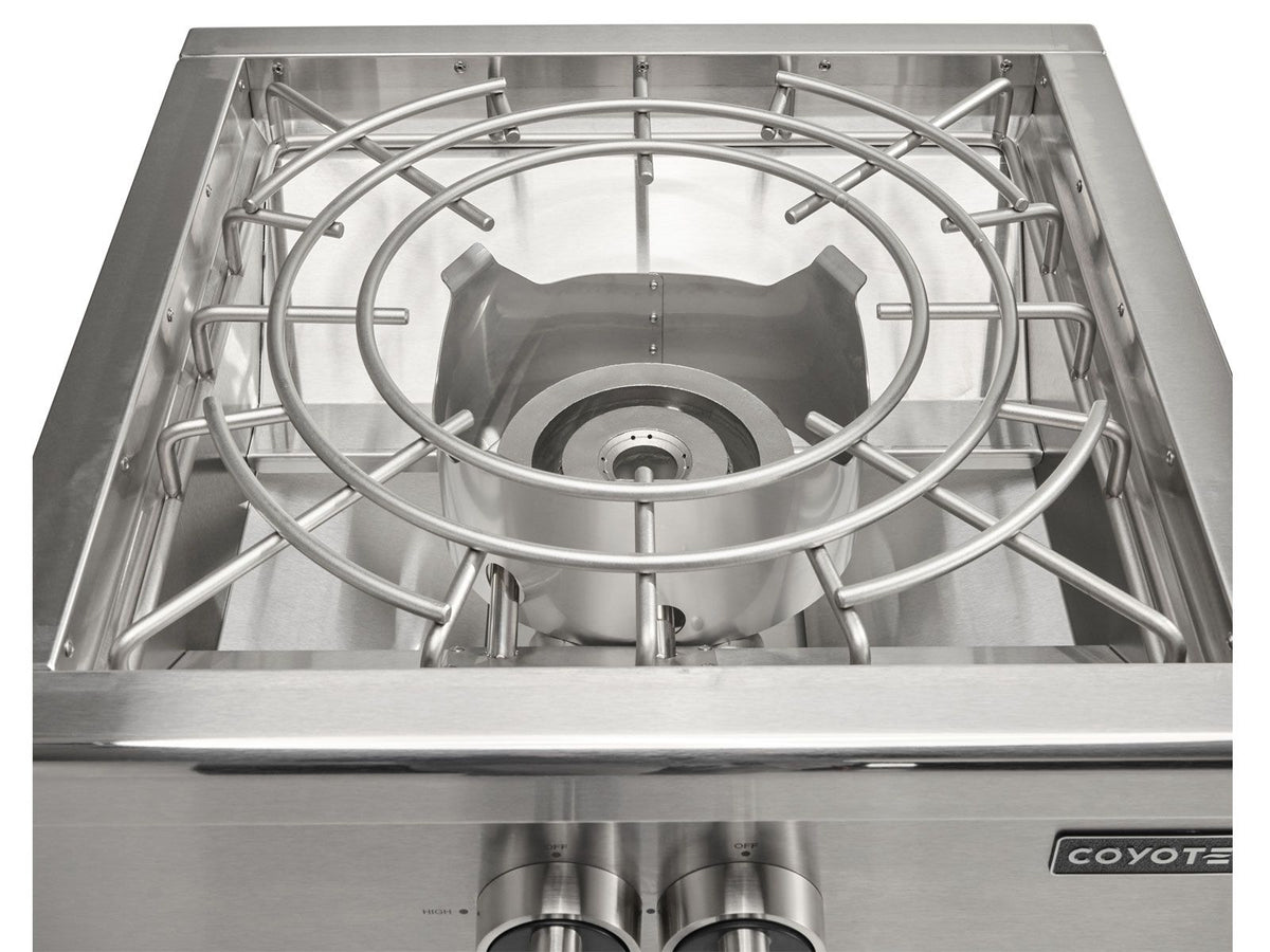 coyote 24-inch built-in gas power burner