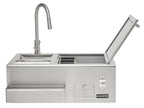 coyote 30-inch stainless steel built-in refreshment center