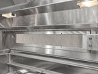 coyote sl-series 42-inch 6-burner built-in gas grill with ceramic briquettes, sear burner, infrared rear burner & rotisserie kit