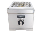 coyote 12-inch built-in gas single side burner