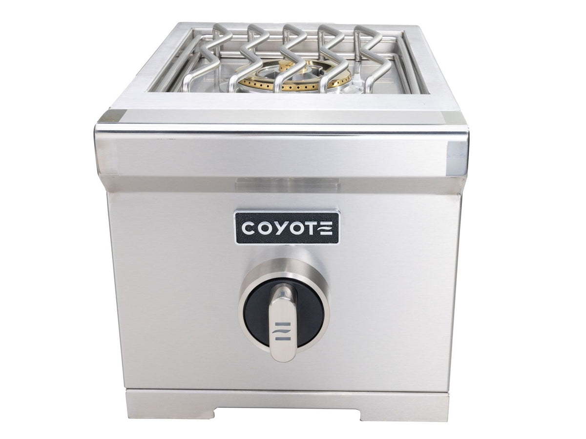 coyote 12-inch built-in gas single side burner