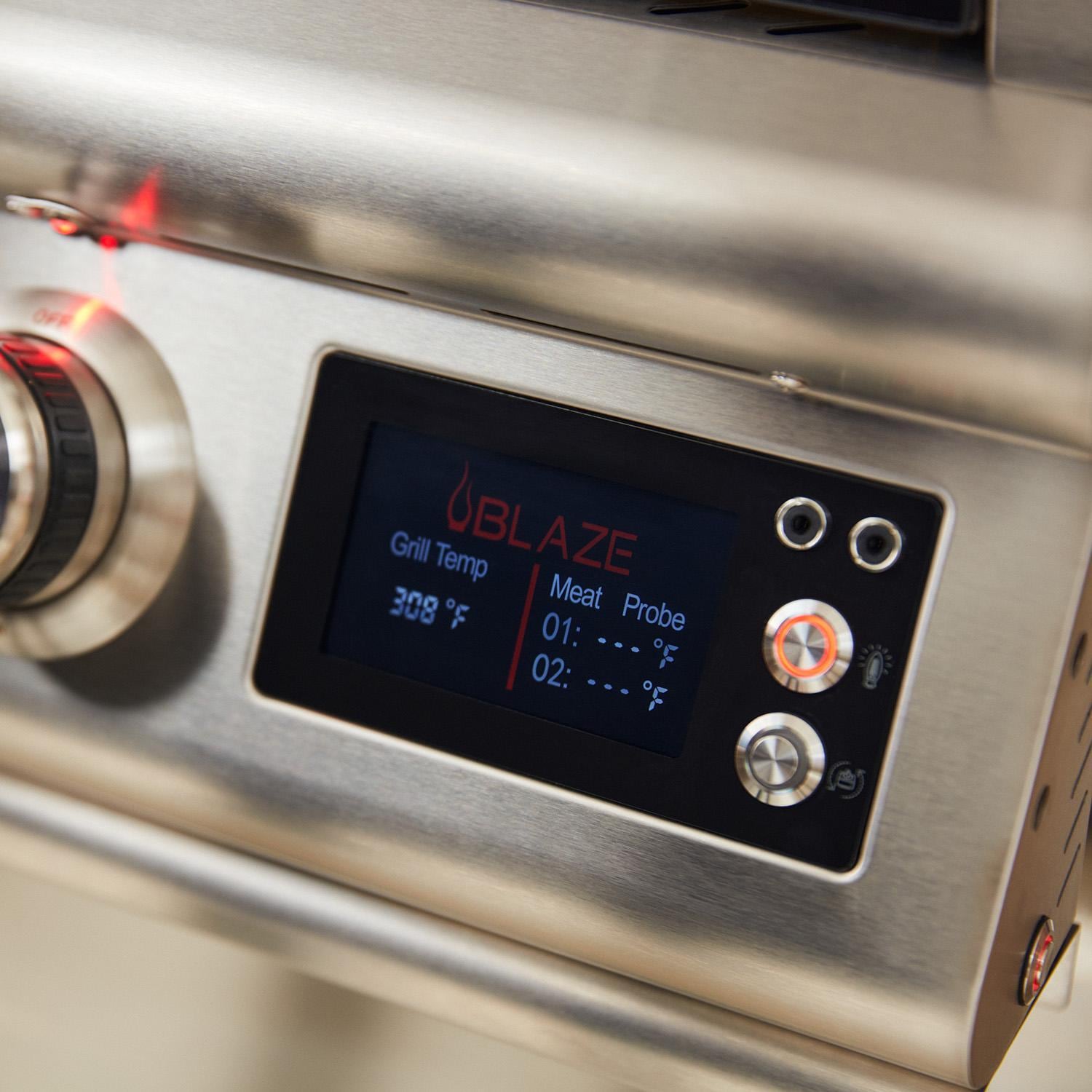 Blaze 26-in Built-In Outdoor Oven w/ Bluetooth Probes & Rotisserie