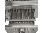 coyote 50-inch built-in gas & charcoal dual fuel hybrid grill
