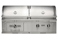 coyote 50-inch built-in gas & charcoal dual fuel hybrid grill